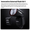 Picture of Godox V1pro S V1Pro-S USA Version TTL Round Head Camera Flash,76Ws HSS 1/8000s,Built-in Lithium Battery,LED Modeling Lamp, lnnovative External Flash SU-1 for Sony Camera