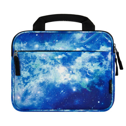 Picture of Choco Mocha 10 Inch Kids Tablet Sleeve Bag for Girls, Kids Tablet Carrying Case for Fire 7, Fire HD 8 Tablet, Kindle Kids Edition, iPad, Toddler Tablet Bag,Sky Teal