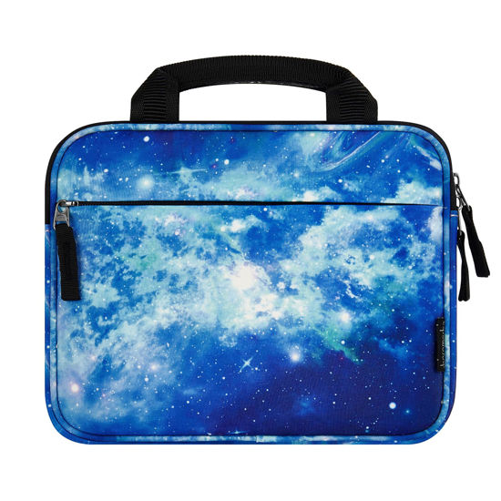 Picture of Choco Mocha 10 Inch Kids Tablet Sleeve Bag for Girls, Kids Tablet Carrying Case for Fire 7, Fire HD 8 Tablet, Kindle Kids Edition, iPad, Toddler Tablet Bag,Sky Teal