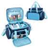 Picture of LoDrid Carrying Case Compatible with Tonie, Storage Bag Organizer for Audio Player Set and Accessories with Handle and Shoulder Strap, Blue, Bag Only (Patent Design)