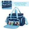 Picture of LoDrid Carrying Case Compatible with Tonie, Storage Bag Organizer for Audio Player Set and Accessories with Handle and Shoulder Strap, Blue, Bag Only (Patent Design)