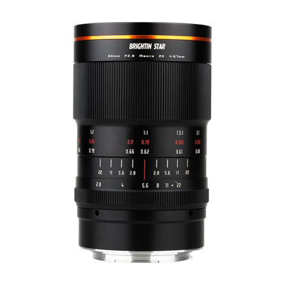 Picture of Brightin Star 60mm F2.8 II 2X Macro Magnification Manual Focus Mirrorless Camera Lens, Fit for Sony Alpha ZV-E10, A7IV, A6400, A7II, A7SIII, A7III, A7C, A6600, A6100, A7RIV, A6000, A7RIII