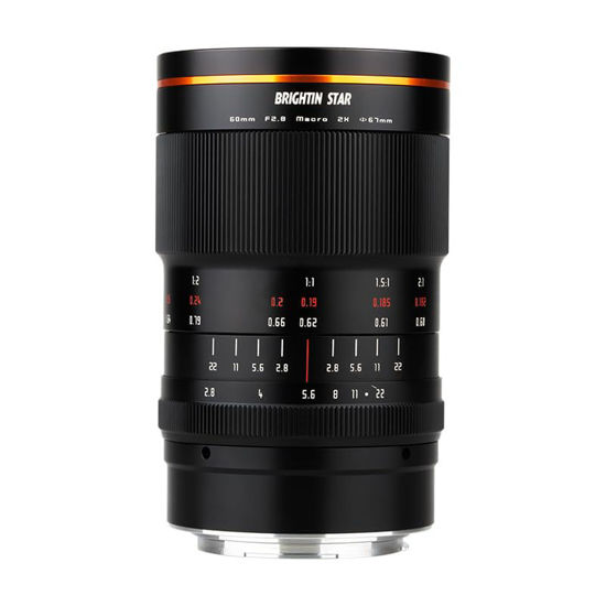 Picture of Brightin Star 60mm F2.8 II 2X Macro Magnification Manual Focus Mirrorless Camera Lens, Fit for Sony Alpha ZV-E10, A7IV, A6400, A7II, A7SIII, A7III, A7C, A6600, A6100, A7RIV, A6000, A7RIII