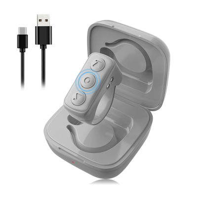 Picture of Remote Scrolling Ring for TikTok, Page Turner Clicker for Kindle App, Bluetooth Remote Control for TIK Tok, Wireless Camera Video Remote Shutter for iPhone iPad Android Tablets (Matte Grey)