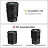 Picture of JJC Lens Hood Reversible Lens Shade Cover for Nikon NIKKOR Z 24-70mm f2.8 S Lens on Z30 Zfc Z50,Replace Nikon HB-87 Lens Hood Compatible with 82mm Filter or Lens Cap, Provide Lens with Extra Protector