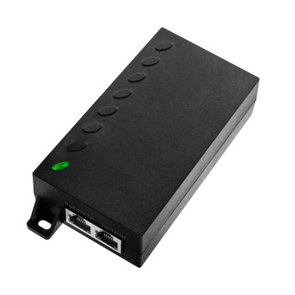Picture of 60W Gigabit PoE++ Injector - 10/100/1000Mbps, RJ-45 Shielded, IEEE 802.3af/at/bt Compliant, Up to 100m,PoE Switch Adapter for High-Power Ethernet