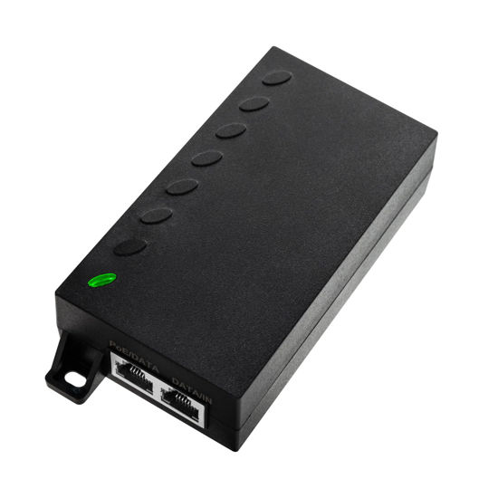 Picture of 60W Gigabit PoE++ Injector - 10/100/1000Mbps, RJ-45 Shielded, IEEE 802.3af/at/bt Compliant, Up to 100m,PoE Switch Adapter for High-Power Ethernet