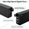 Picture of 60W Gigabit PoE++ Injector - 10/100/1000Mbps, RJ-45 Shielded, IEEE 802.3af/at/bt Compliant, Up to 100m,PoE Switch Adapter for High-Power Ethernet