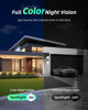 Picture of MaxiViz Solar Security Camera Wireless Outdoor, 2K Cameras for Home Security Outside with AI Motion Detection, Color Night Vision, Two-Way Talk, IP66 Weatherproof, 2.4GHz Wi-Fi, Cloud/SD Storage
