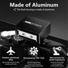 Picture of MEDALight Upgrade Aluminum F1 Mini Camera Flash with Diffuser for Ricoh GR3/GR3X/Fuji/Sony/Nikon/Canon/Olympus/Digital Film Cameras,Portable hot Shoe Speedlite for DSLR Camera(Black).
