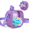 Picture of LoDrid Travel Carrying Case Compatible With Moonlite Storytime Mini Projector and Digital Storybooks, with Transparent Pocket and Adjustable Shoulder Strap for Story Reels, Purple, Case Only