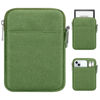 Picture of MoKo Padded Ereader Sleeve Case for 6-7 inch Ereader Tablet Bag Protective Cover Pouch with a Carabiner, Grass Green