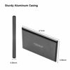 Picture of Maxone 750GB Ultra Slim Portable External Hard Drive HDD USB 3.0 Compatible with PC, Laptop, Charcoal Grey