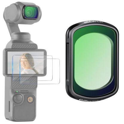 Picture of NEEWER Magnetic Black Diffusion 1/8 Filter Compatible with DJI Osmo Pocket 3 Enhance Cinematic Footage, Dreamy Cinematic Effect Lens Filter Action Camera Accessories, with 2 Screen Protectors, FL-84