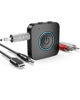 Picture of Bluetooth Transmitter Receiver, LAICOMEIN 2-in-1 V5.0 Bluetooth Adapter, Wireless Transmitter for TV PC MP3 Gym Airplane, Bluetooth Receiver for Speakers Headphones (Black)