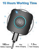Picture of Bluetooth Transmitter Receiver, LAICOMEIN 2-in-1 V5.0 Bluetooth Adapter, Wireless Transmitter for TV PC MP3 Gym Airplane, Bluetooth Receiver for Speakers Headphones (Black)
