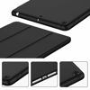 Picture of iMieet iPad 9.7 Case (2018/2017 Model, 6th/5th Generation), Smart Cover with Pencil Holder and Soft Baby Skin Silicone Back and Full Body Protection, Auto Wake/Sleep Cover (Black)