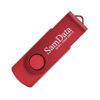 Picture of SamData 128GB USB Flash Drives 1 Pack 128GB Thumb Drives Memory Stick Jump Drive with LED Light for Storage and Backup (1 Pack Red)