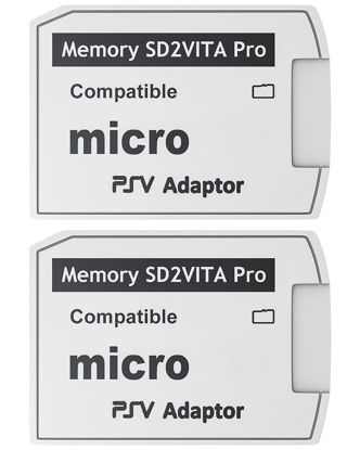 Picture of Skywin- SD2Vita PS Vita Memory Adapter, PS Vita SD Card Adapter Compatible with PS Vita 1000/2000 3.6 or PS VitaHENkaku System (2 Pack)