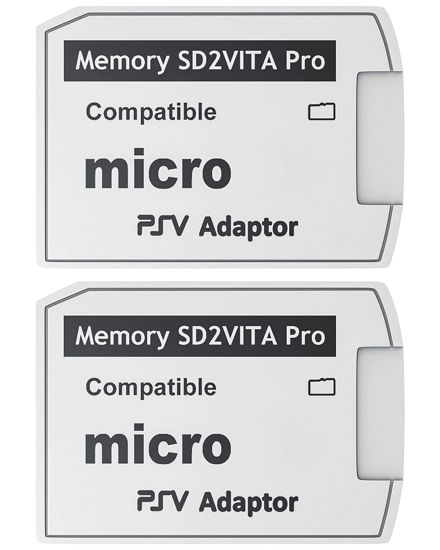 Picture of Skywin- SD2Vita PS Vita Memory Adapter, PS Vita SD Card Adapter Compatible with PS Vita 1000/2000 3.6 or PS VitaHENkaku System (2 Pack)