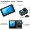 Picture of AMAZEAR Lens Screen Protector for DJI Osmo Action 5 Pro Accessories (2Sets-8Pack), Action5 Pro Tempered Glass Screen Protector with Silicone Lens Cap, 9H, HD, Scratch Resistant, Bubble-Free