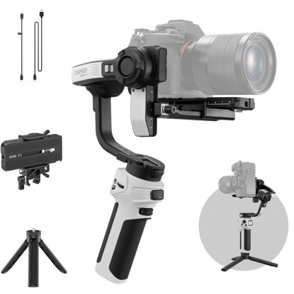 Picture of ZHIYUN CINEPEER WEEBILL 3E Mirrorless Gimbal Lightweight Stabilizer, Up to 3kg/6.6lbs Payload, 3-Axis Camera Gimbal for Canon/Sony/Panasonic/Nikon, Bluetooth Shutter Control, Native Vertical Shooting