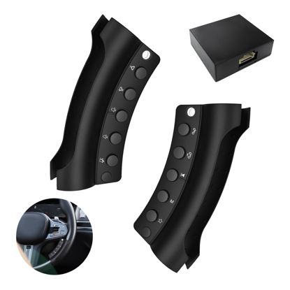 Picture of Y-METDRIVING Wireless Steering Wheel Remote Control with Signal Indicator, only Supports Y-metdriving Portable Car Stereo and Other Android Car Stereo,Bluetooth Interface Function Control