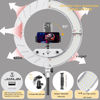 Picture of JJ JIANJIN Ring Light Kit:18"/45cm Outer 55W6700k Dimmable LED Light, Tripod Stand, Remote Controller,Box for Camera,Smartphone,YouTube,TikTok,Self-Portrait Shooting,CRI95,White