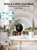 Picture of Security Camera Indoor Outdoor, 5G & 2.4G WiFi Cameras for Home, Baby/Elder/Nanny/Dog/Pet Camera with Phone App, Spotlight, Color Night Vision, 2-Way Audio, 24/7, SD/Cloud Storage, Works with Alexa
