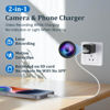 Picture of No Audio Charger Camera - Video-Only 1080P Small Camera with Motion Detection - Covert Nanny Cam for Home Indoor Security - 32GB Micro SD Card Included