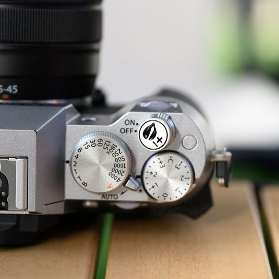 Picture of JJC Camera Soft Release Button, Shutter Button for Fuji Fujifilm X-M5 X-T5 X-T4 X-T30 II X-T50 X-PRO3 X00VI X100V X100 X-E4 X-E3 Leica Q3 M10 M9 RX10 IV RX10 III Digital Cameras, Leaf Pattern