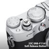 Picture of JJC Camera Soft Release Button, Shutter Button for Fuji Fujifilm X-M5 X-T5 X-T4 X-T30 II X-T50 X-PRO3 X00VI X100V X100 X-E4 X-E3 Leica Q3 M10 M9 RX10 IV RX10 III Digital Cameras, Leaf Pattern