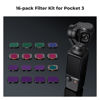 Picture of K&F Concept ND, ND/PL, Effect Filter for DJI Osmo Pocket 3, 16Pack Black Diffusion 1/4 1/8 UV CPL ND32/PL ND16/PL ND8/PL ND64/PL ND8 ND16 ND32 ND64 ND128 ND256 ND1000, Light Pullution Reduction Filter
