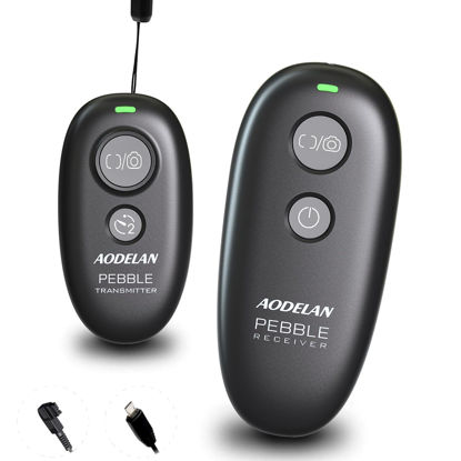 Picture of AODELAN Camera Remote Control | Wireless Shutter Release | for Sony a5100 a6000 a6300 a5000 a7 III a7 II a7 a7R III a9 RX100 III RX10M2 | Replaces Sony RM-L1AM and RM-SPR1
