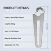 Picture of 35mm Silver Film Cassette Cartridge Opener, Premium Metal, for Darkroom Use, Film Reload Tool