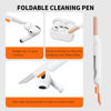 Picture of Keyboard Cleaning Kit All in 1 Keyboard Cleaner,Laptop Computer Screen Cleaning Brush, Cleaning Pen for Airpods, Gaming PC Accessories Electronics Clean Tool,Cleaning Kit for iPhone/iPad/Monitor