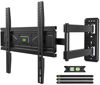 Picture of USX MOUNT Corner TV Wall Mount TV Bracket for 26-60 Inch TVs up to 80 lbs, Single Articulating Arm, Full Motion TV Mount with Swivel and Tilt, Max VESA 400x400mm
