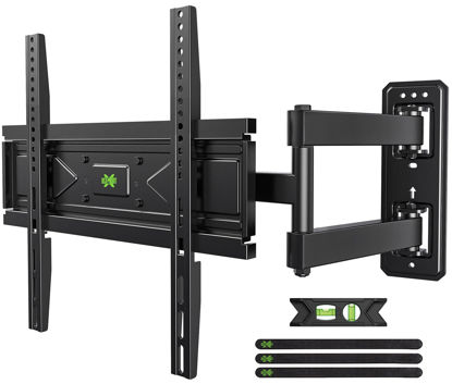 Picture of USX MOUNT Corner TV Wall Mount TV Bracket for 26-60 Inch TVs up to 80 lbs, Single Articulating Arm, Full Motion TV Mount with Swivel and Tilt, Max VESA 400x400mm