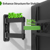 Picture of USX MOUNT Corner TV Wall Mount TV Bracket for 26-60 Inch TVs up to 80 lbs, Single Articulating Arm, Full Motion TV Mount with Swivel and Tilt, Max VESA 400x400mm