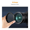 Picture of K&F Concept 52mm Magnetic Variable ND Lens Filter ND2-ND32 (1-5 Stops) + 52mm Basic Ring Kit, No X Cross Magnetic Adjustable Neutral Density Filter with 28 Multi-Layer Coatings (Nano-X Series)