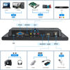 Picture of Haiway 10.1 inch Security Monitor, 1024x600 Resolution Small HDMI Monitor Small Portable Monitor with Remote Control with Built-in Dual Speakers HDMI VGA BNC Input for Gaming CCTV Raspberry Pi PC