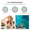 Picture of K&F Concept 82mm Black Diffusion 1/4 & Circular Polarizing in-1 Filter Pro Mist Cinematic Polarizer Effect Filter with 18-Layer Coating for Camera Lenses (K-Series)