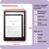 Picture of Strapsicle Silicone Clutch for Kindle & E-Readers - Multi-Purpose Bag for Phone, Wallet & Keys - Fits 6'' Kindles, Kobos, Nook, 6.8" Paperwhite, iPad Mini 6 - Anti-Dust Coating - Blush