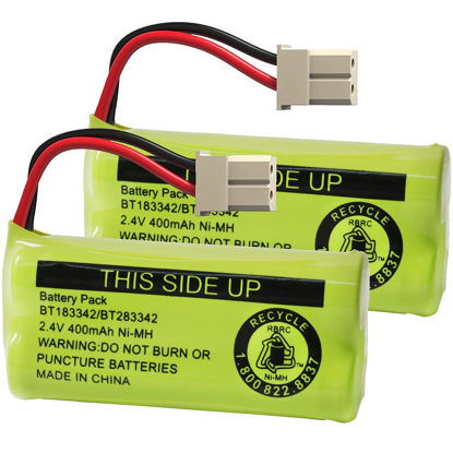 Picture of 2-Pack Cerepros BT183342 BT283342 Battery Packs for VTech Cordless Phone