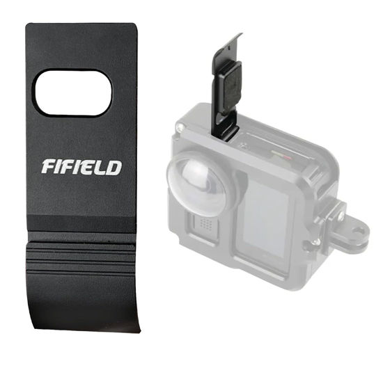 Picture of FIFIELD Aluminum Alloy Dustproof Battery Replacement Cover Door for GoPro Max Black