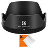 Picture of K&F Concept Lens Hood for Canon EF 50mm f/1.8 STM Lens, Reversible Snap on Camera Lens Shade Replacement of Canon ES-68 II Hood, Compatible with 49mm Filters and Lens Cap