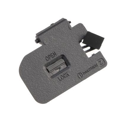 Picture of FocusFoto Battery Door Cover Lid Cap with Outlet Replacement for Sony Alpha A7IV, A7RIV, A7SIII, FX3, FX30, A1, A9II Camera Repair Parts