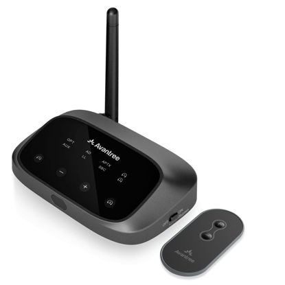 Picture of Avantree Oasis Plus 2 [2025 Version] - Bluetooth 5.3 Transmitter for TV with Remote Volume Control, aptX-Adaptive & Low Latency, and Soundbar Passthrough, Compatible with Optical or AUX ported TVs