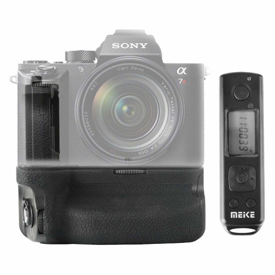 Picture of Meike MK-A7R IV Pro Professional Muti-Power Hand Vertical Battery Grip for Sony A7R IV A7IV A9II A7SIII with LCD Screen Display Remote Control