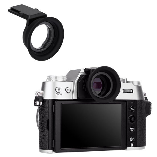 Picture of X-T50 Eye Cup Eyecup Eyepiece, Extended Long Soft Rubber Eyecup Viewfinder Cover for Fuji Fujifilm X-T50 XT50 Mirrorless Camera, Soft Silicone Material, Comfortable for Eyeglass Wearers